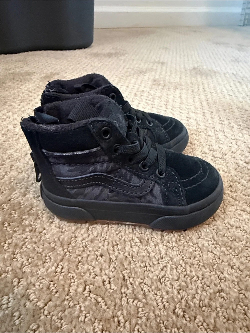 Vans Toddler/Youth Black High-Top Sneakers